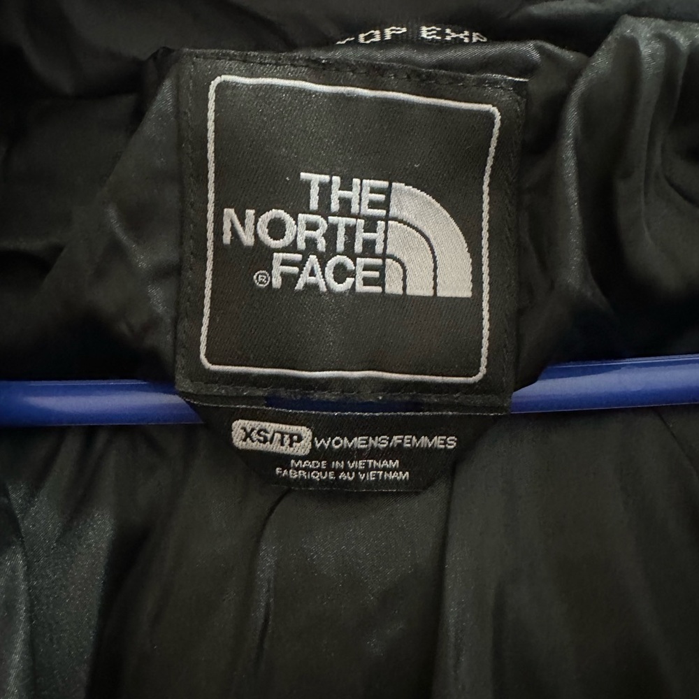 [SOLD] The North Face 600 Goose Down Jacket Women x-small Black Long Puffer Coat - Picture 7 of 7